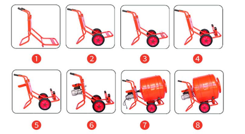 兩相電小型飼料攪拌機(jī)安裝順序步驟圖--河北東圣吊索具制造有限公司--小型攪拌機(jī)|石材夾具|液壓堆高車|手動叉車